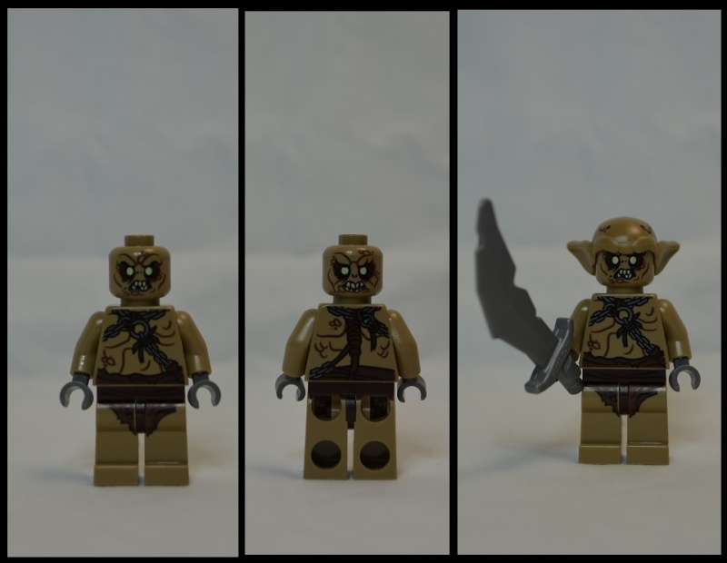 Le Seigneur des Anneaux Bilbo le Hobbit Goblin soldats Mini Figures utiliser avec LEGO 3 